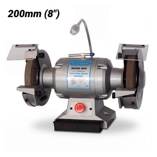 Linishall BG8 200mm (8") Heavy Duty Industrial Bench Grinder