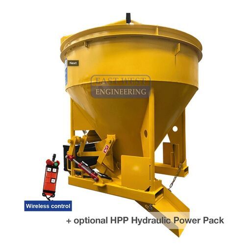East West Engineering CKM15 1.5m³ 4 Tonne Concrete Kibble – image 2