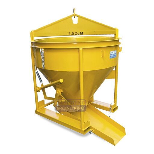 East West Engineering CKM15 1.5m³ 4 Tonne Concrete Kibble