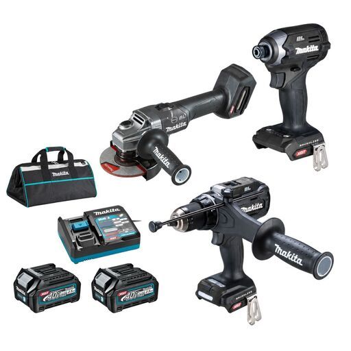 [Pre-Order] Makita DK0293G301 40V MAX 2.5Ah Li-ion Cordless Brushless 3pce Combo Kit - Limited Edition Black – image 2