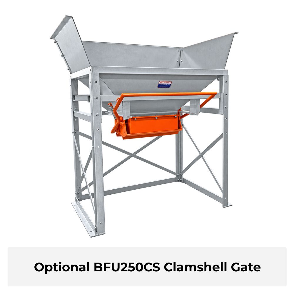 East West Engineering BFU250CS Clamshell Gate for Maximum Material Flow and Control to Suit Bulk Bag Filling Frame – image 3