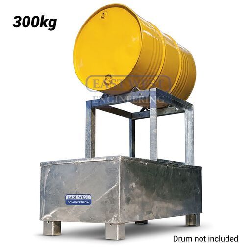 East West Engineering DST01 300kg Drum Rack to Suit 1 x 205L Drum