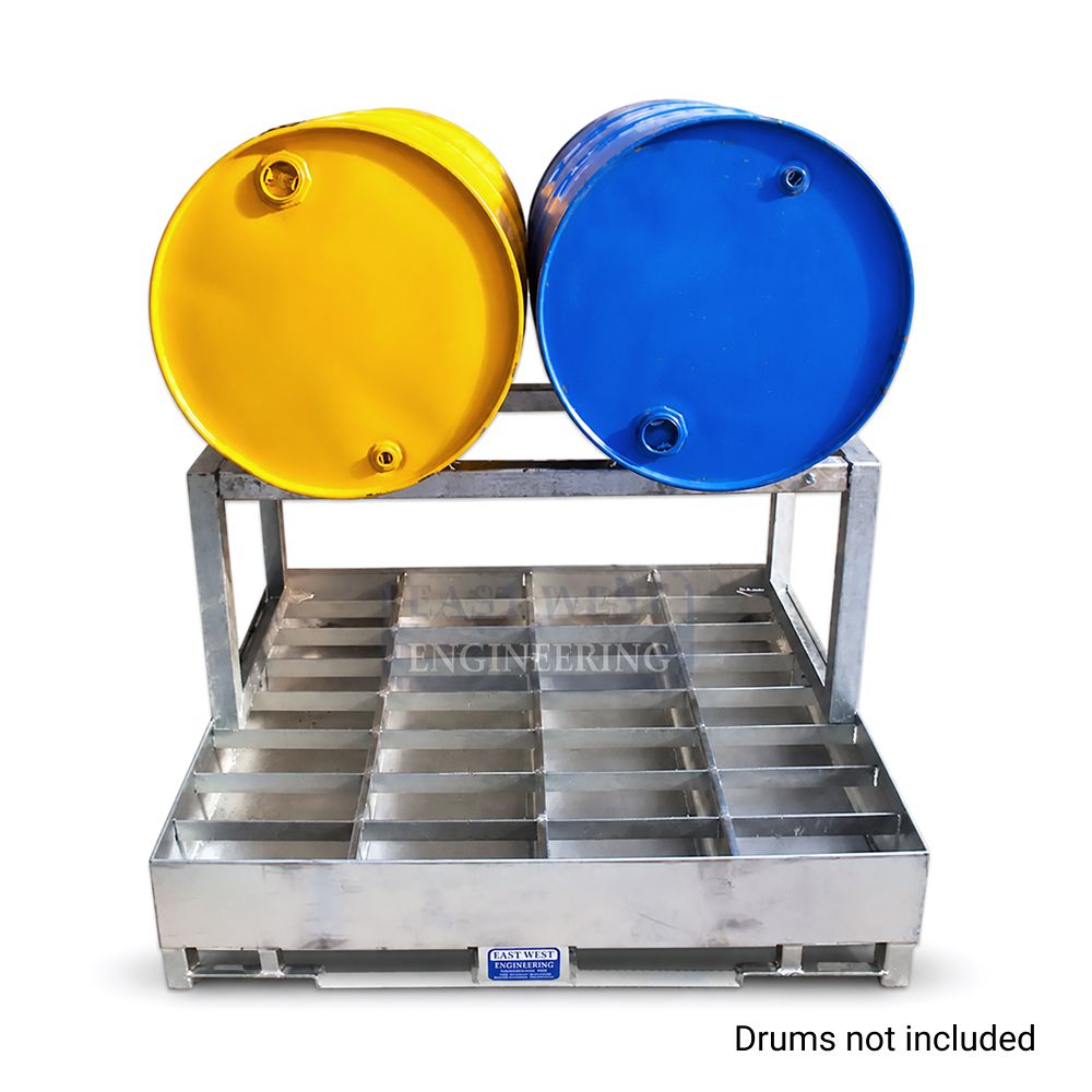 East West Engineering DST02 600kg Drum Rack to Suit 2 x 205L Drums – image 2
