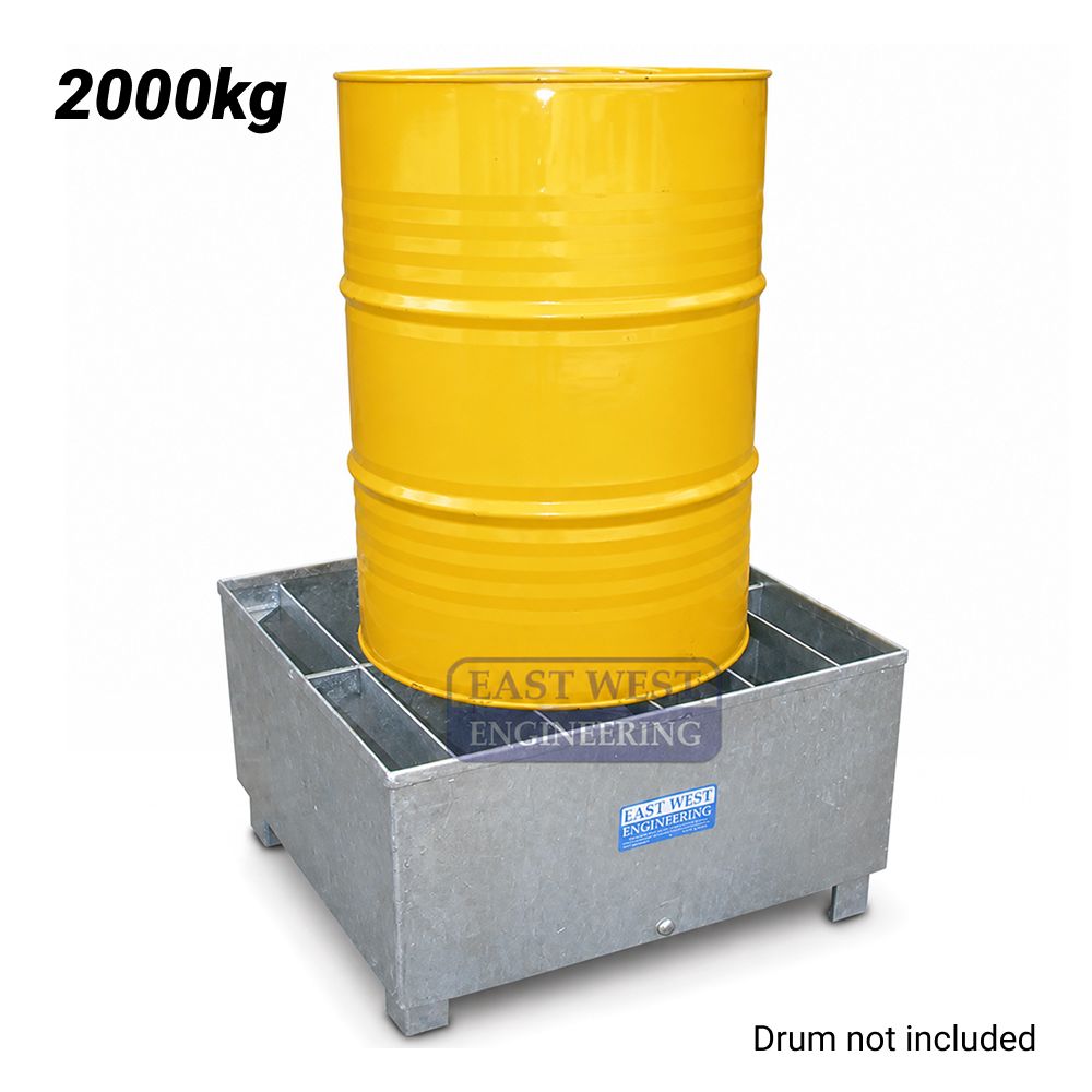 East West Engineering SL1 2000kg Spill Bin to Suit 1 x 205L Drum – image 1