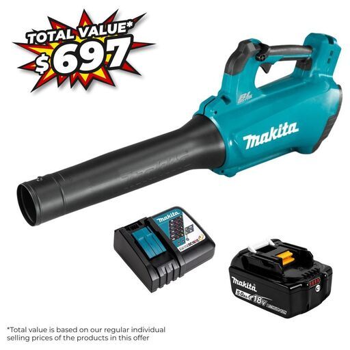 [Pre-Order] Makita DUB184RT 18V 5.0Ah Li-ion LXT Cordless Brushless Blower Value Pack Combo Kit