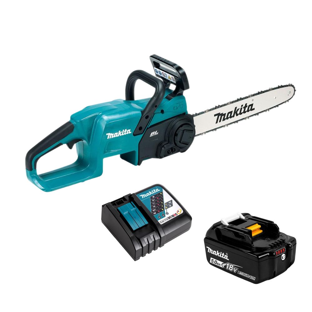 [Pre-Order] Makita DUC407RT 18V 5.0Ah Li-ion Cordless Brushless 400mm (16") Chainsaw Value Pack Combo Kit – image 2