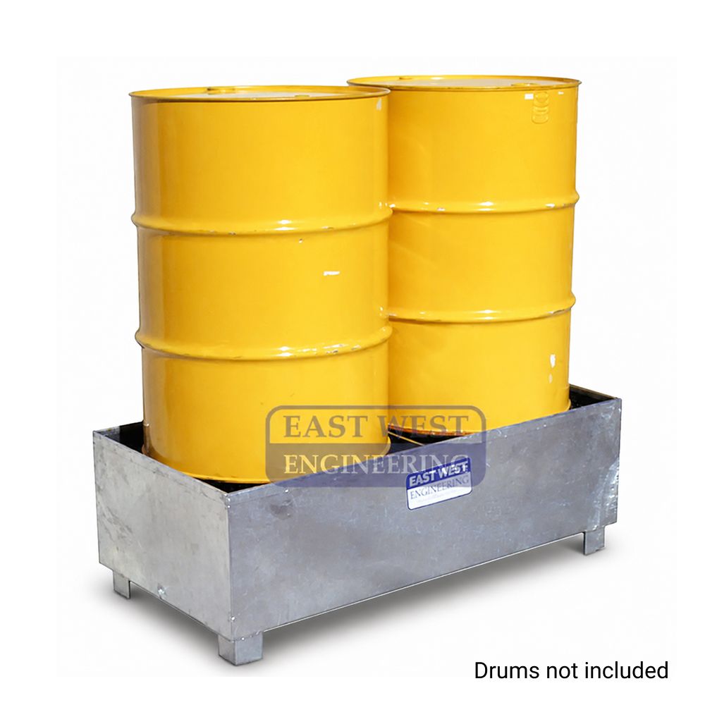 East West Engineering SL2 2000kg Spill Bin to Suit 2 x 205L Drums – image 2