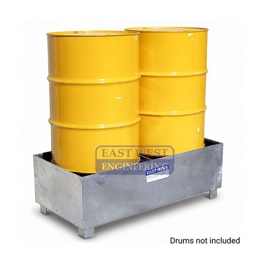 East West Engineering SL2 2000kg Spill Bin to Suit 2 x 205L Drums – image 2