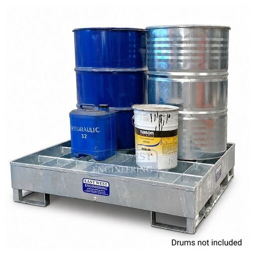 East West Engineering SLR4 2000kg Spill Bin to Suit 4 x 205L Drums – image 2