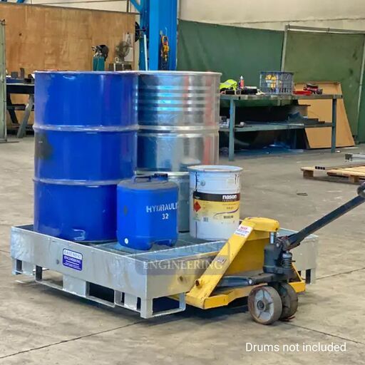 East West Engineering SLR4 2000kg Spill Bin to Suit 4 x 205L Drums – image 7