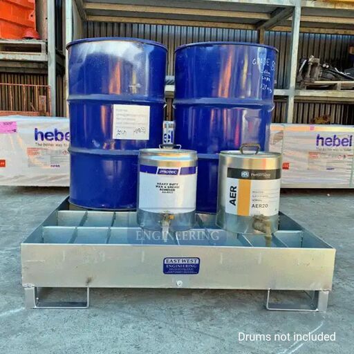 East West Engineering SLR4 2000kg Spill Bin to Suit 4 x 205L Drums – image 6