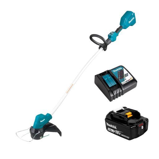 Makita DUR189RT 18V 5.0Ah Li-Ion Cordless Brushless 300mm Line Trimmer Value Pack Combo Kit – image 2