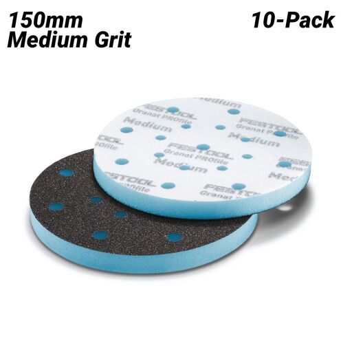 Festool D150 M GR PRO/10 (578792) 10-Pack 150mm Medium Grit Granat Profile Soft Abrasive Discs