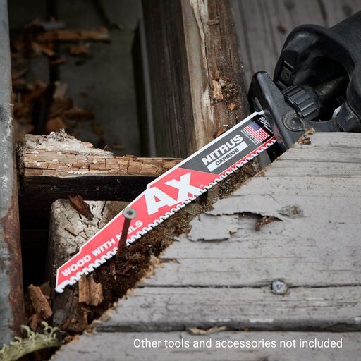 [Pre-Order] Milwaukee 48477252 230mm (9") 5TPI SAWZALL™ The AX™ with NITRUS CARBIDE™ Blade – image 6
