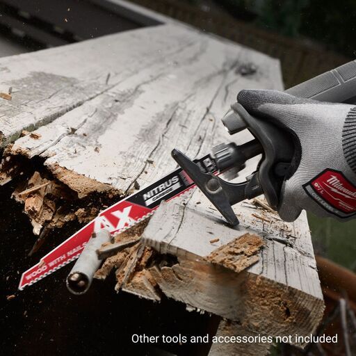 [Pre-Order] Milwaukee 48477352 3-Pack 230mm (9") 5TPI SAWZALL™ The AX™ with NITRUS CARBIDE™ Blade – image 4