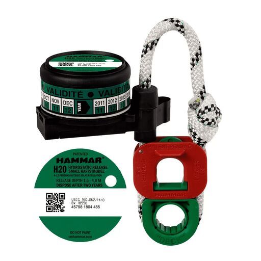 Hammar 3000076 (HR-0200) H20 Small Raft Model - Dark Green