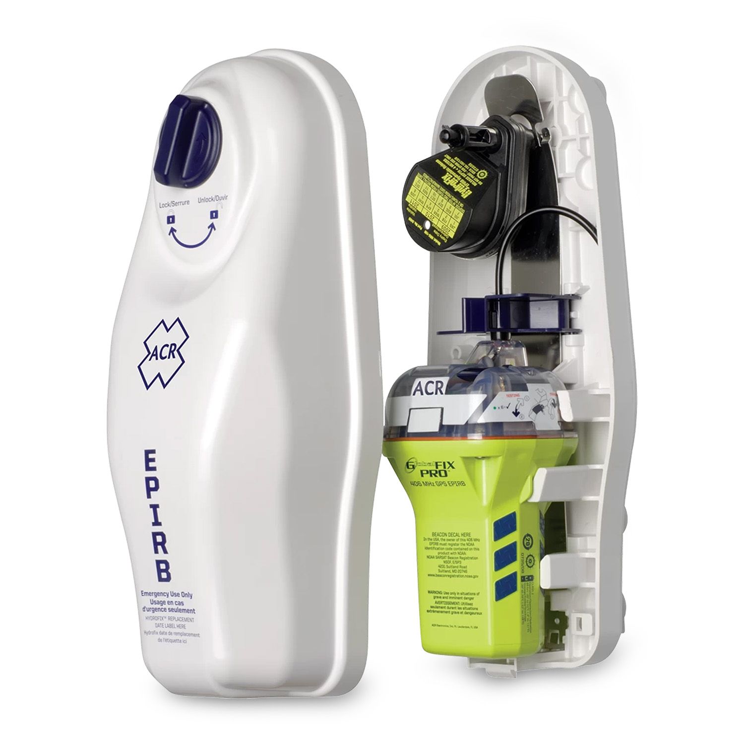 ACR 3330030 (ACR2842) 406MHz GlobalFix PRO EPIRB - Category I Automatic Bracket – image 1