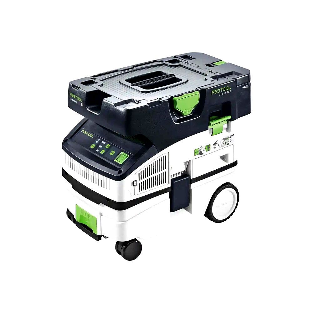 Festool CTLC MINI I-Plus (578298) 18V 8.0Ah Li-ion Cordless Bluetooth 10 Litre L Class Mobile Wet & Dry Dust Extractor Energy Set – image 4