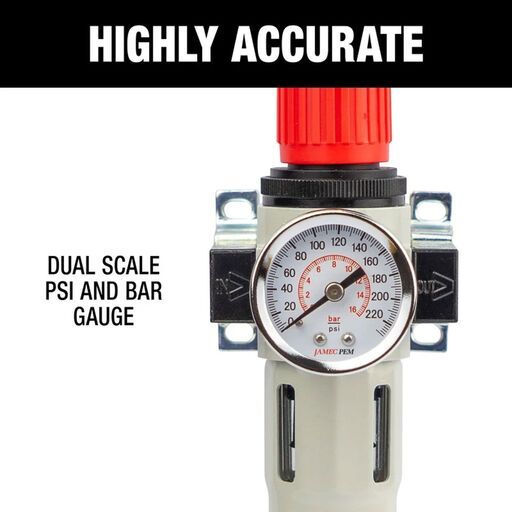 Jamec-Pem 063023 1/4" BSP Female Filter Regulator – image 8