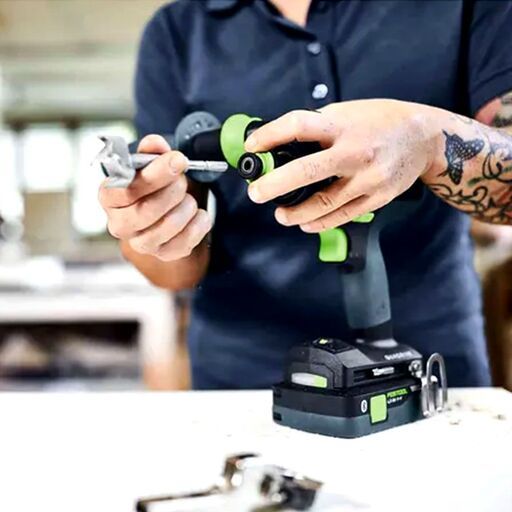 Festool TPC 18/4 5.0 I-Plus (578286) 18V 5.0Ah Li-ion Cordless Bluetooth 4 Speed Hammer Drill Set with Systainer – image 8