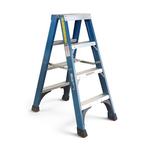 [Temporarily Out Of Stock] Climbrite CLFS3 1.2m 3-Step Fibreglass Double Sided Ladder