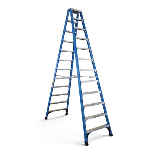 Climbrite CLFS11 3.6m 11-Step Fibreglass Double Sided Ladder