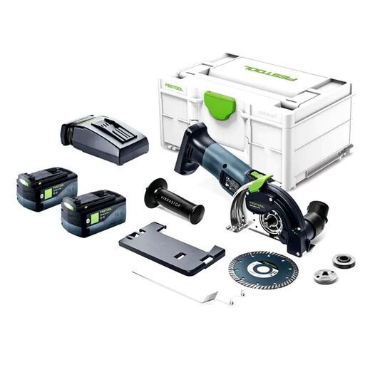 Festool DSC-AGC 18-125 FH 5.0Ah EBI-Plus (578297) 18V 5.0Ah Li-ion Cordless Diamond Cutting Set in Systainer – image 2