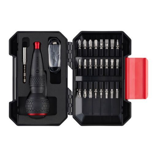 [Temporarily Out Of Stock] Vessel 220USBC-25EB 3.6V Li-ion Cordless Rechargeable e-Assist USB-C Ballgrip Screwdriver with 25pce Driver Bit Set – image 2