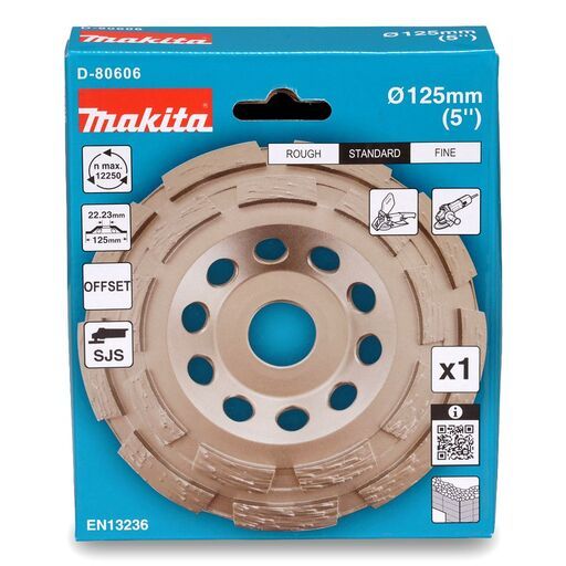 Makita D-80606 125mm x 22.23mm Offset Diamond Wheel - Standard – image 5