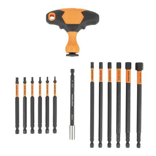 Klein A-33804 23pce ProFlex Impact-Rated Interchangeable Ratcheting T-Handle Set – image 4