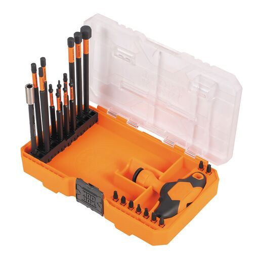 Klein A-33804 23pce ProFlex Impact-Rated Interchangeable Ratcheting T-Handle Set – image 3