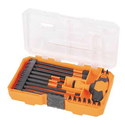 Klein A-33804 23pce ProFlex Impact-Rated Interchangeable Ratcheting T-Handle Set – image 2