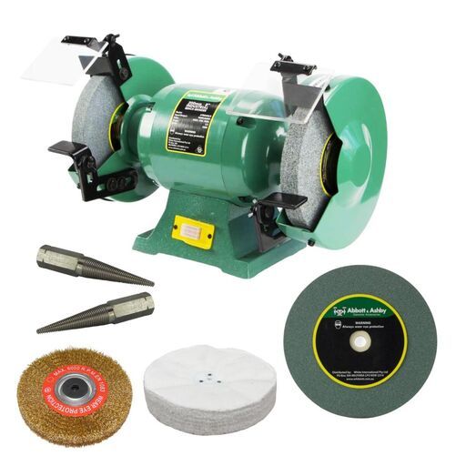 Abbott & Ashby ATBG600/8-KIT1 600W 200mm (8") Bench Grinder Industrial Workshop Station – image 3