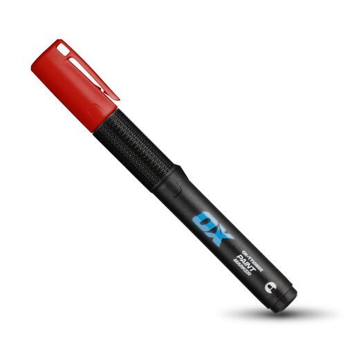 OX Tools OX-T710801 OX TuffMark Construction Paint Marker - Red