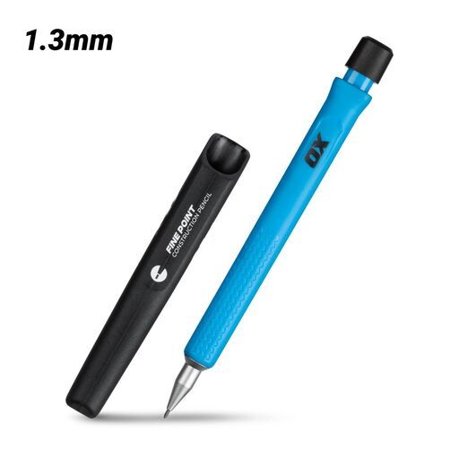 OX Tools OX-P710902 1.3mm OX Pro Tuff Carbon Fine Point Construction Marking Pencil
