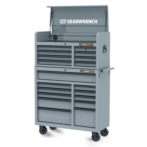 GEARWRENCH 88855GREYN 486pce Combination Tool Kit with 42" 8 Drawer Tool Chest + 42" 11 Drawer Tool Trolley - Grey – image 2