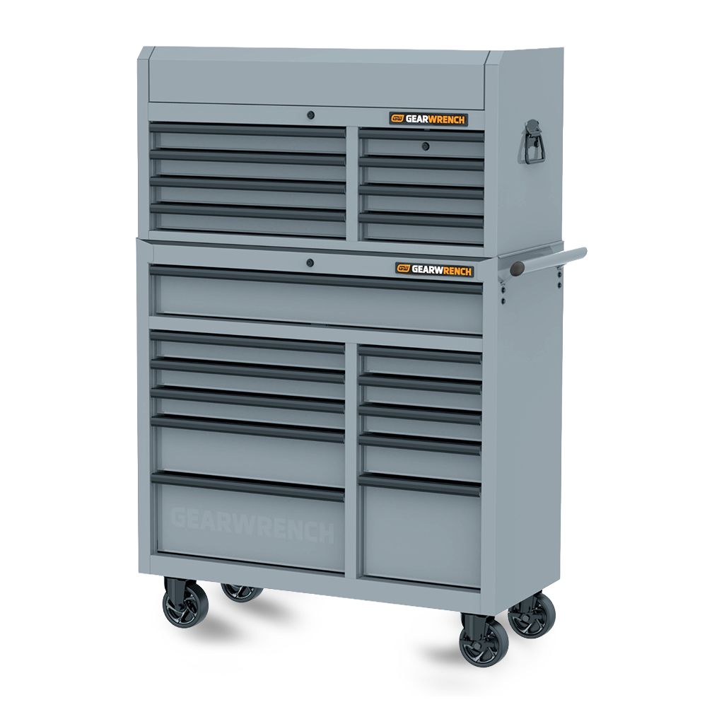 GEARWRENCH 88855GREYN 486pce Combination Tool Kit with 42" 8 Drawer Tool Chest + 42" 11 Drawer Tool Trolley - Grey – image 3