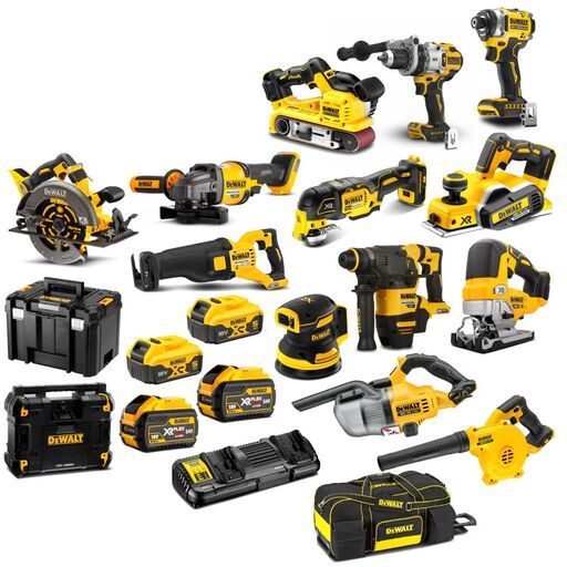 DeWalt DCZ1501P2X2ST-XE 18V/54V 5.0Ah-9.0Ah XR Mixed Voltage 15pce Mega Combo Kit Value Pack – image 2
