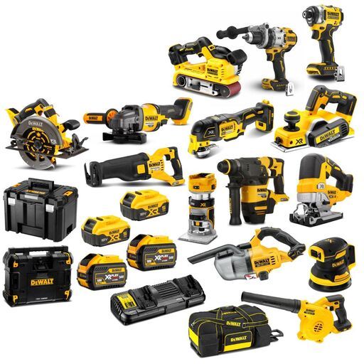 DeWalt DCZ1601P2X2ST-XE 18V/54V 5.0Ah-9.0Ah XR Mixed Voltage 16pce Mega Combo Kit Value Pack – image 2
