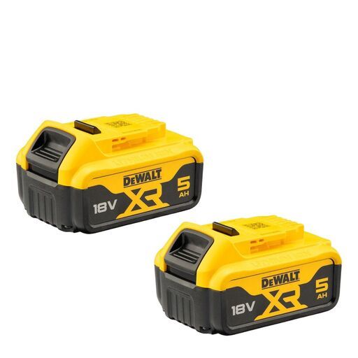 DeWalt DCB1842ST-XJ 2-Pack 18V 5.0Ah XR Li-Ion Cordless Slide Battery – image 2
