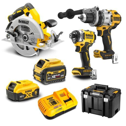 DeWalt DCK2201P1T1ST-XE 18V 5.0Ah XR Cordless Brushless 3pce Combo Kit – image 3