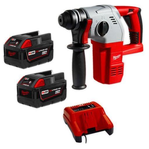 Milwaukee HD28H32B 28V LiIon Cordless SDS Plus Rotary Hammer Drill Kit