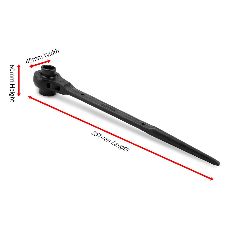 Daytona BOXPS1824 18mm x 24mm Black Finish Ratchet Podger – image 4