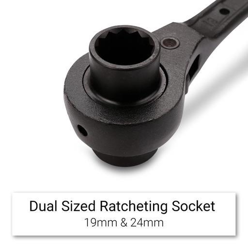 Daytona BOXPS1924 19mm x 24mm Black Finish Ratchet Podger – image 5
