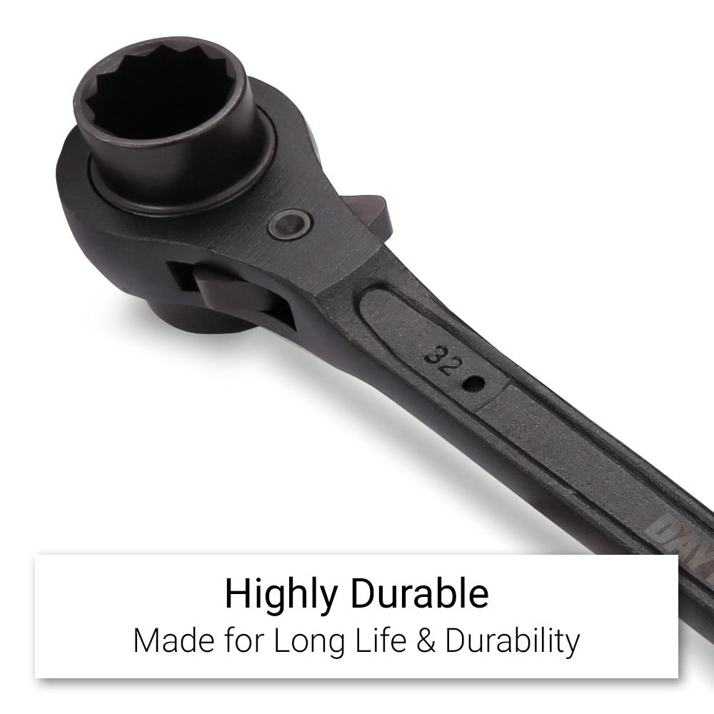 Daytona BOXPS3236 32mm x 36mm Black Finish Ratchet Podger – image 7