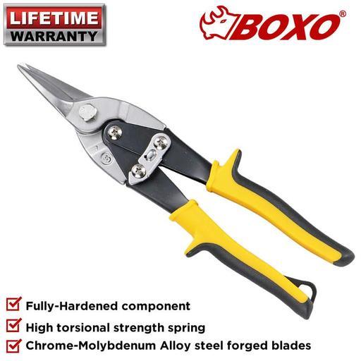 Boxo BOXCUTTX3 3pce 10" Aviation Tin Snips Set – image 2