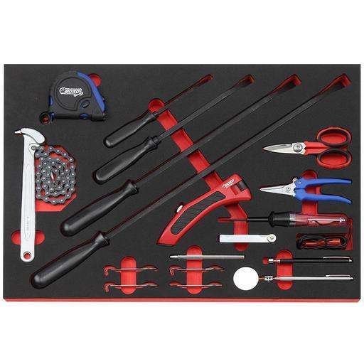 Boxo BOX743 743 Pce 17 Drawer Top and Bottom Mechanical Tool Kit On Wheels – image 10