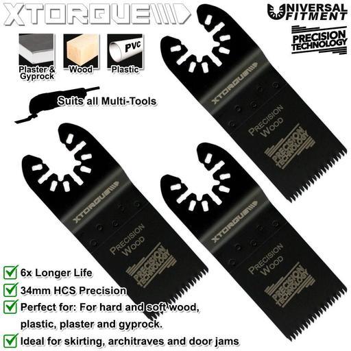 Xtorque X45343565T Precision Plunge Cutting Multi Tool Blades – image 3