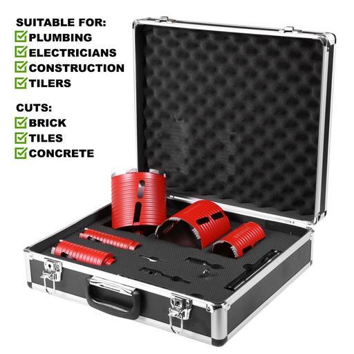 Xtorque XTO10PCE 10pce Diamond Core Bit Kit – image 2