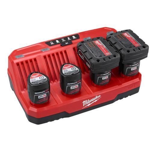 Milwaukee M12C4 12V Li-Ion 4 Bay Sequential Charger – image 3
